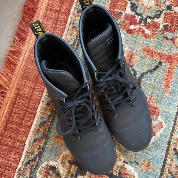 Dr.Martens Cairo Leather Casual Shoes Women’s 7 Black Lace Up Boots - Picture 8 of 15